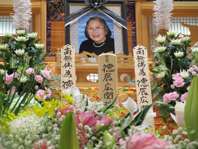 祭壇 家族葬 名古屋市緑区