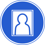 遺影写真 (四切)のイメージ