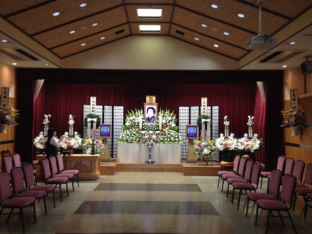 家族葬 花祭壇