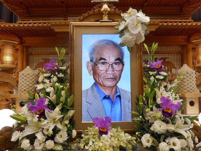 平安会館　有松　祭壇　遺影