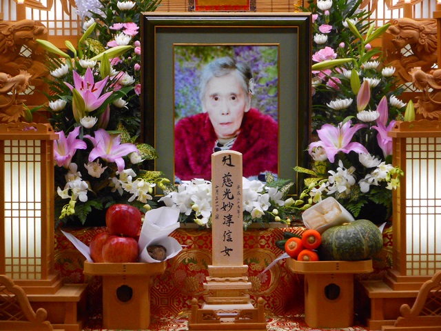 遺影　葬儀　家族想　名古屋市