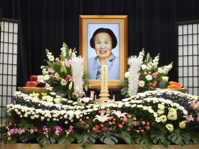 遺影　天白区　葬儀　高島