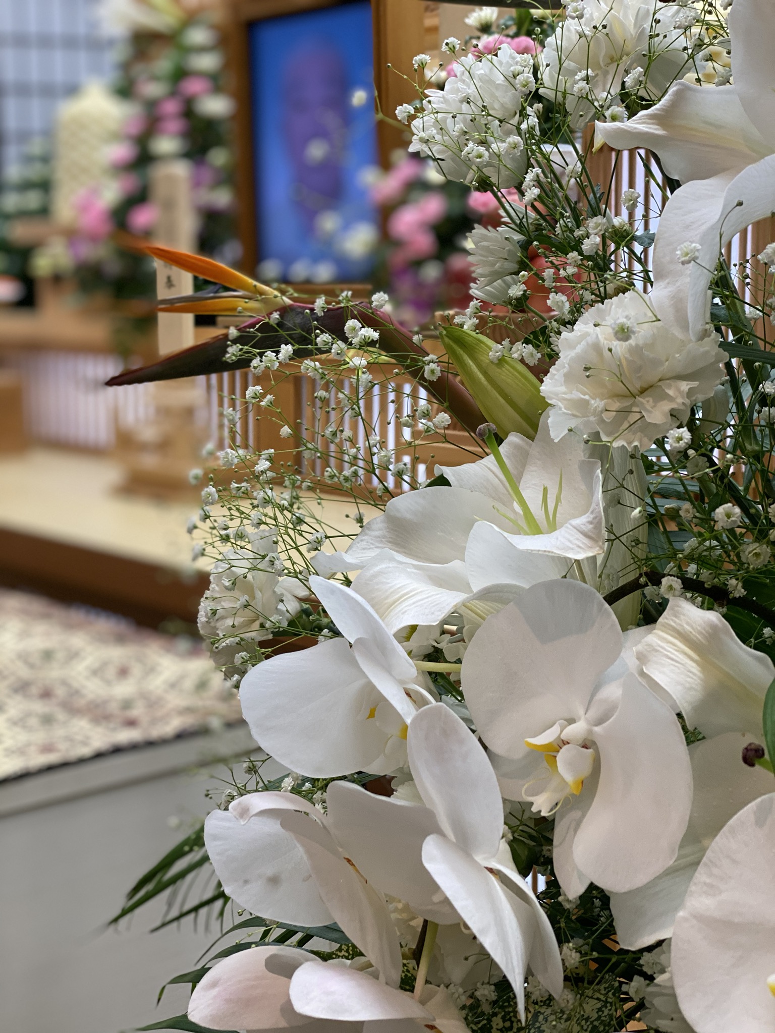 お花のお写真　西区　平安会館　浄心斎場