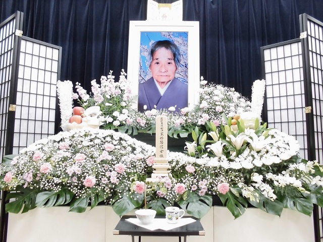 家族葬　遺影