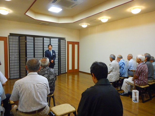 石川館長挨拶　名古屋市緑区