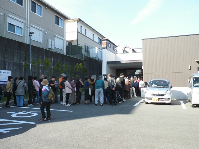 行列　天白高島　見学会　外　