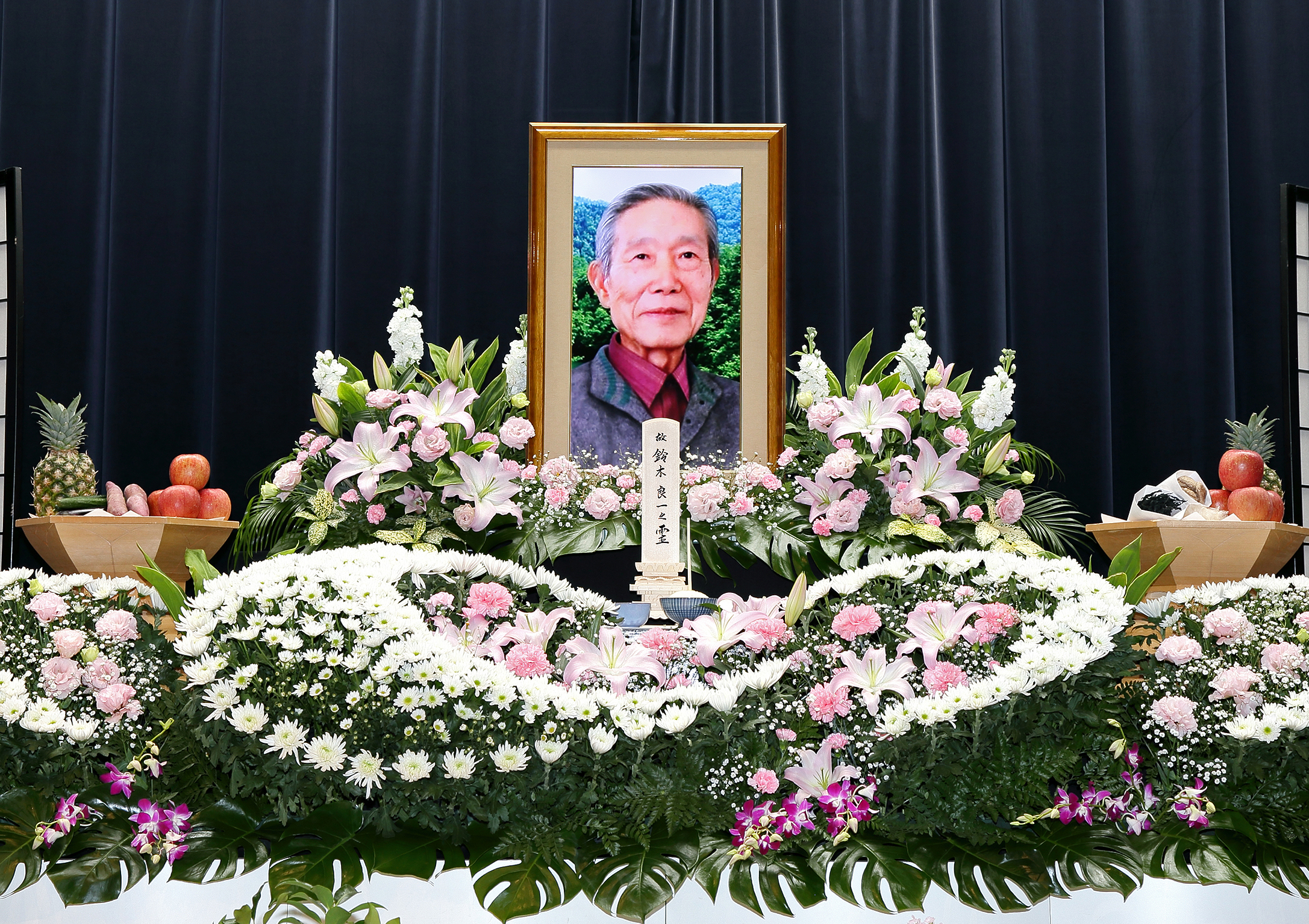 北区　平安会館　名古屋斎場　優しい笑顔のご遺影写真アップ