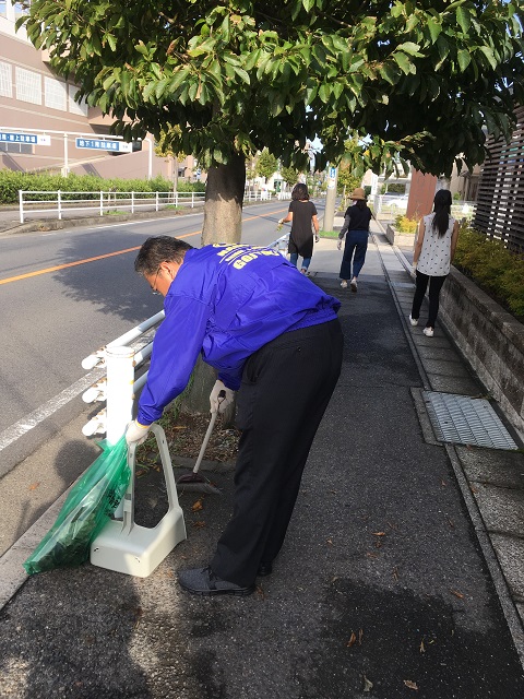 平安会館スタッフ　清掃中