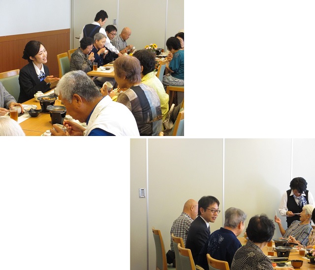 みどり・平手・天白高島斎場　館長交代式　会食風景