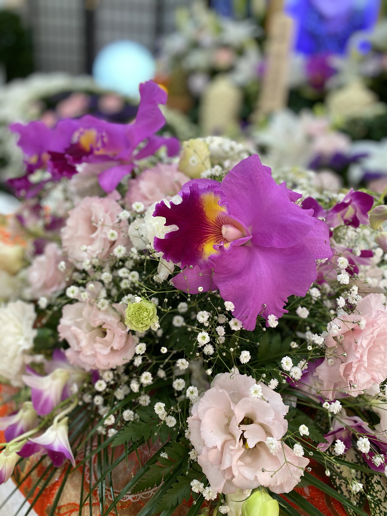 お花のアップ　西区　浄心　平安会館