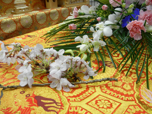 平安会館　家族　の想い　花