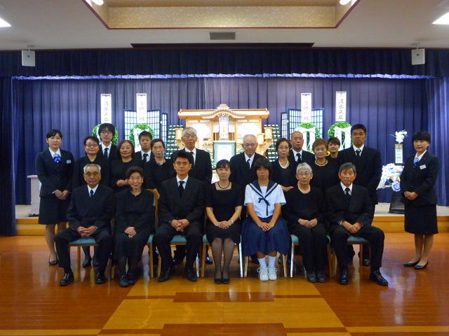 有松斎場 集合写真　名古屋市　葬儀　平安会館