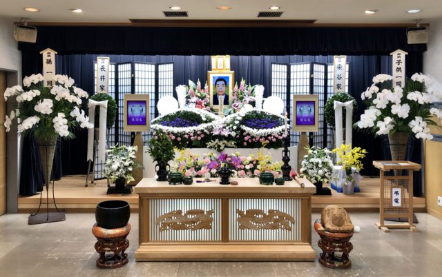 名古屋市北区　平安会館　名古屋斎場　祭壇