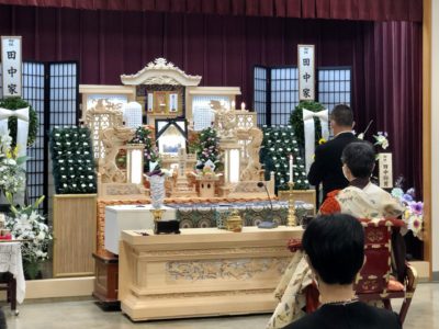 名古屋市守山区　平安会館　守山斎場　焼香