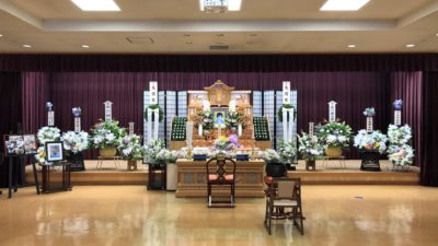 名古屋市港区　平安会館　南陽富田斎場　祭壇