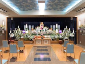 名古屋市中川区　平安会館高畑西斎場　祭壇