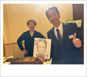 平安会館　大府チタソーホール　似顔絵